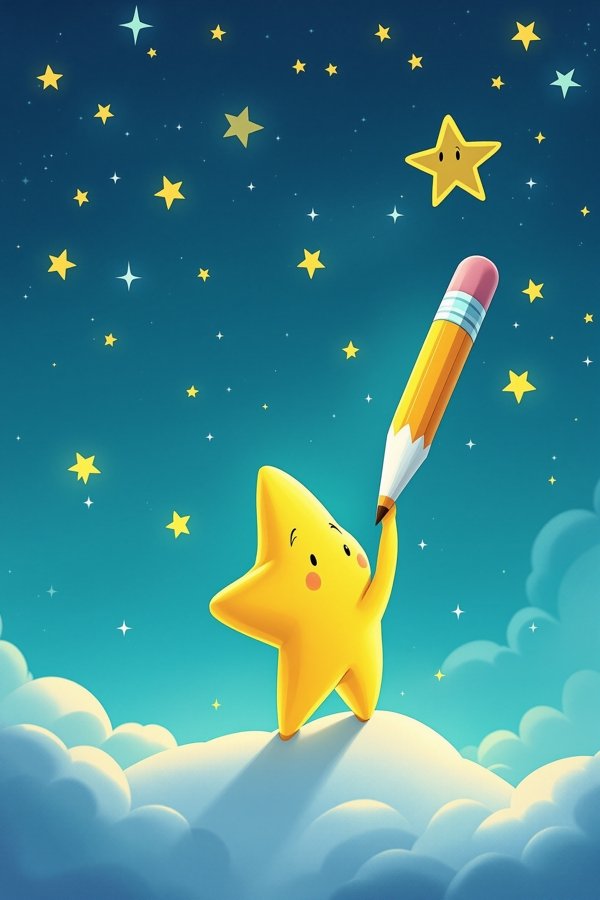 星星的橡皮擦海报